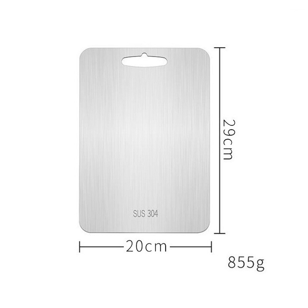0a4e9c15-1d86-489d-a51d-eabe2163f696.67568a39750126056f888cfbcf6a7df1 Clupup 304 Stainless Steel Cutting Board Chopping Block Meat Vegetable Mat Kitchen Tool, Sustainable Kitchen Cutting for scale Board Butcher Block for Meat, Cheese, Cut Boards - Image 1
